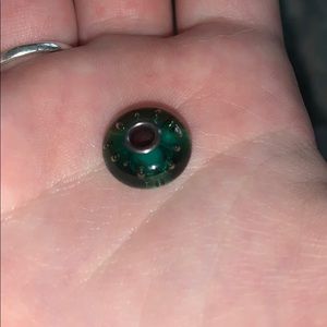 Green bubble Trollbead